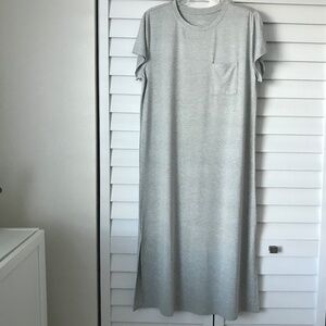 State of Day Women's Short-Sleeve T-Shirt Sleep Gown Gray NWT Size M